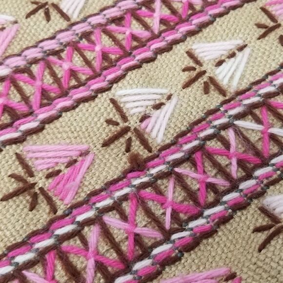 South America Inspired Embroidered Tote - Picture 2 of 6